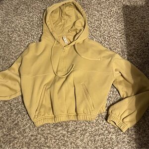 Alo Yoga Half Zip Stadium Hoodie.